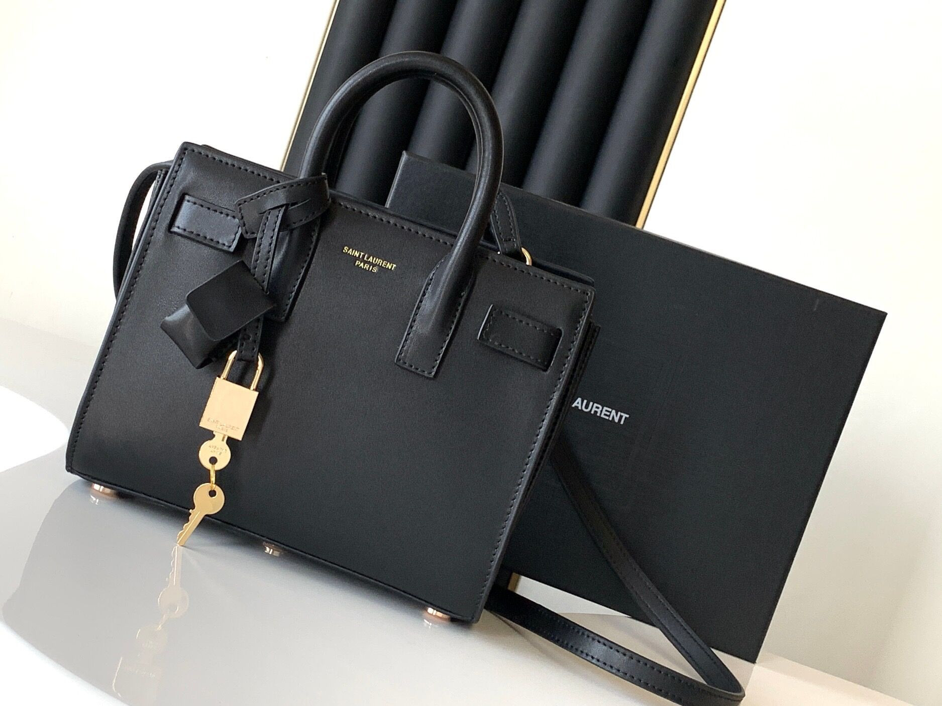 Y*L sac de jour nano in smooth leather
