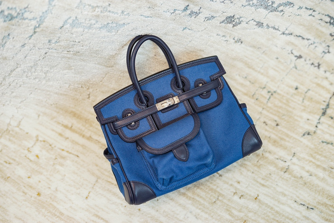 H**mes cargo birkin bag canvas and swift 25