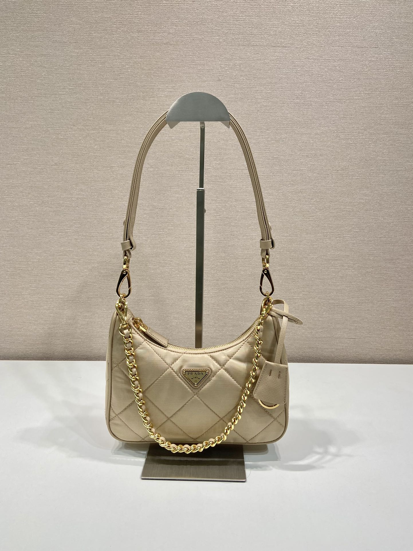 Pra*a re-edition 1995 chaîne re-nylon mini-bag