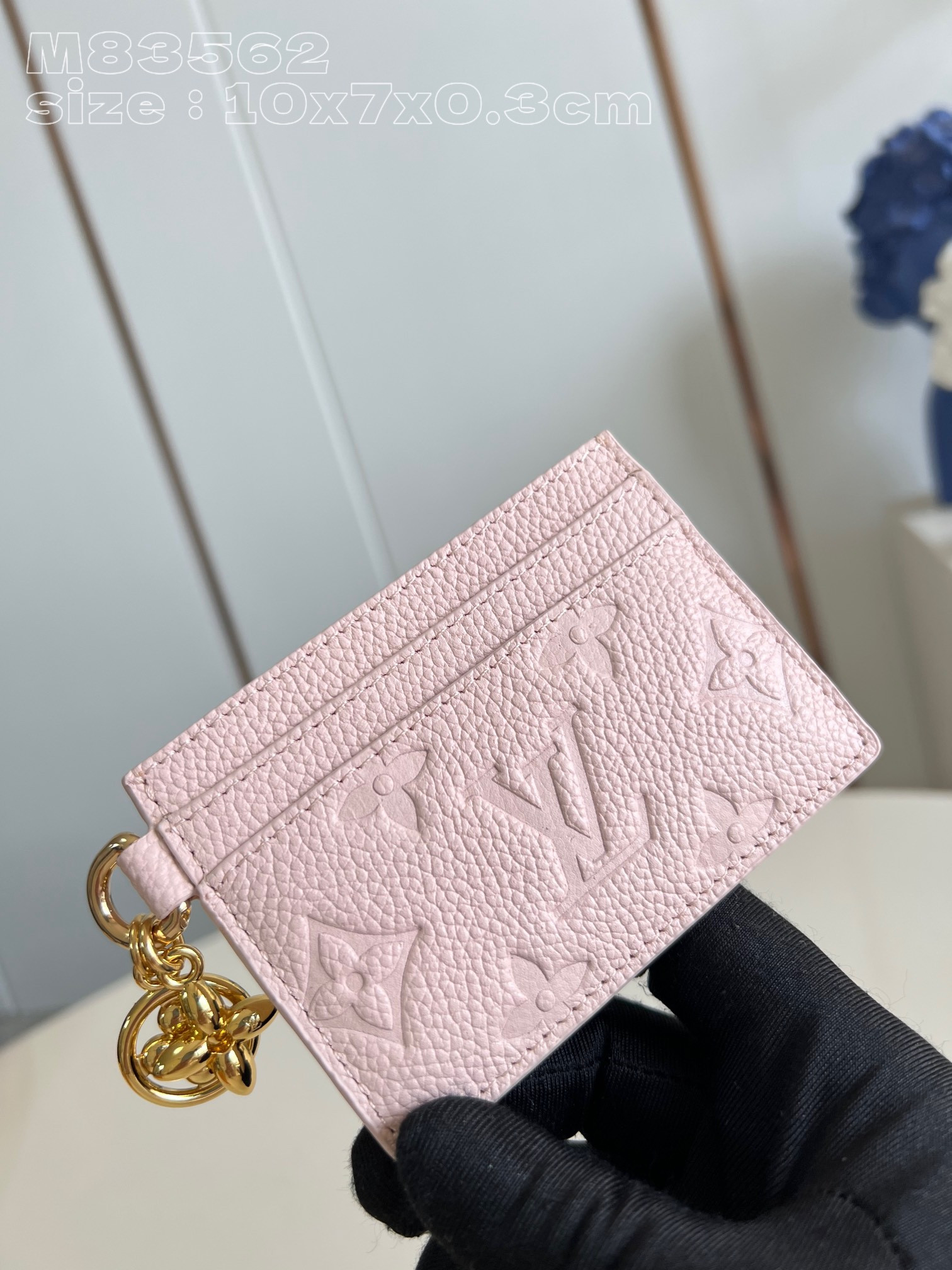 l0*is V*t0n charms card holder-10.2*7.3*0.3cm