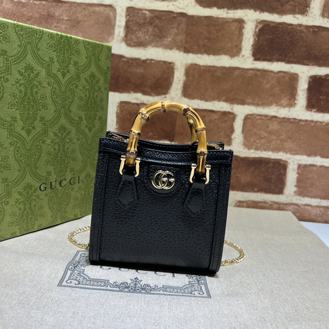 g*u*i diana S*per mini bag-12*12.5*6cm