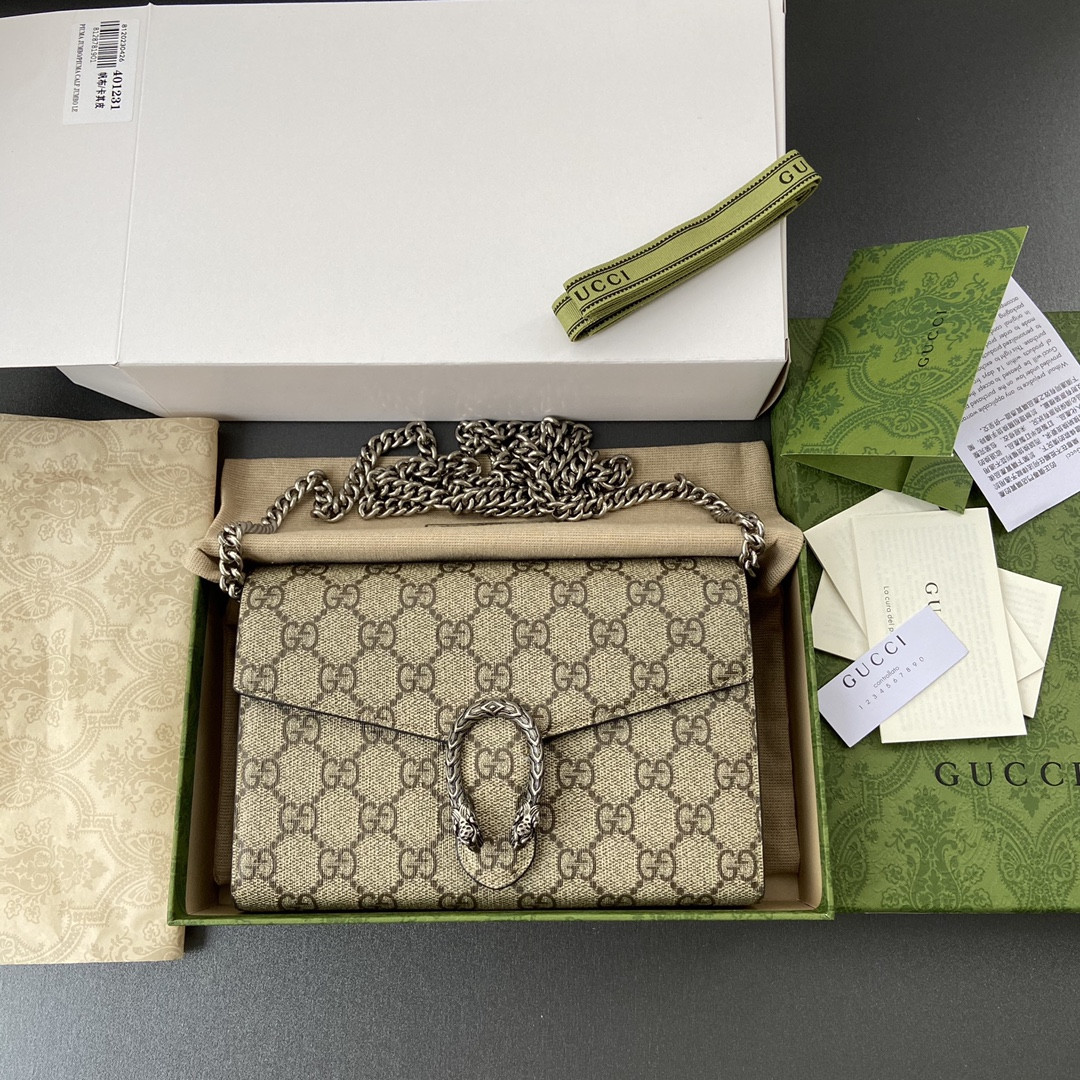 G*u*i dionysus mini leather chain bag