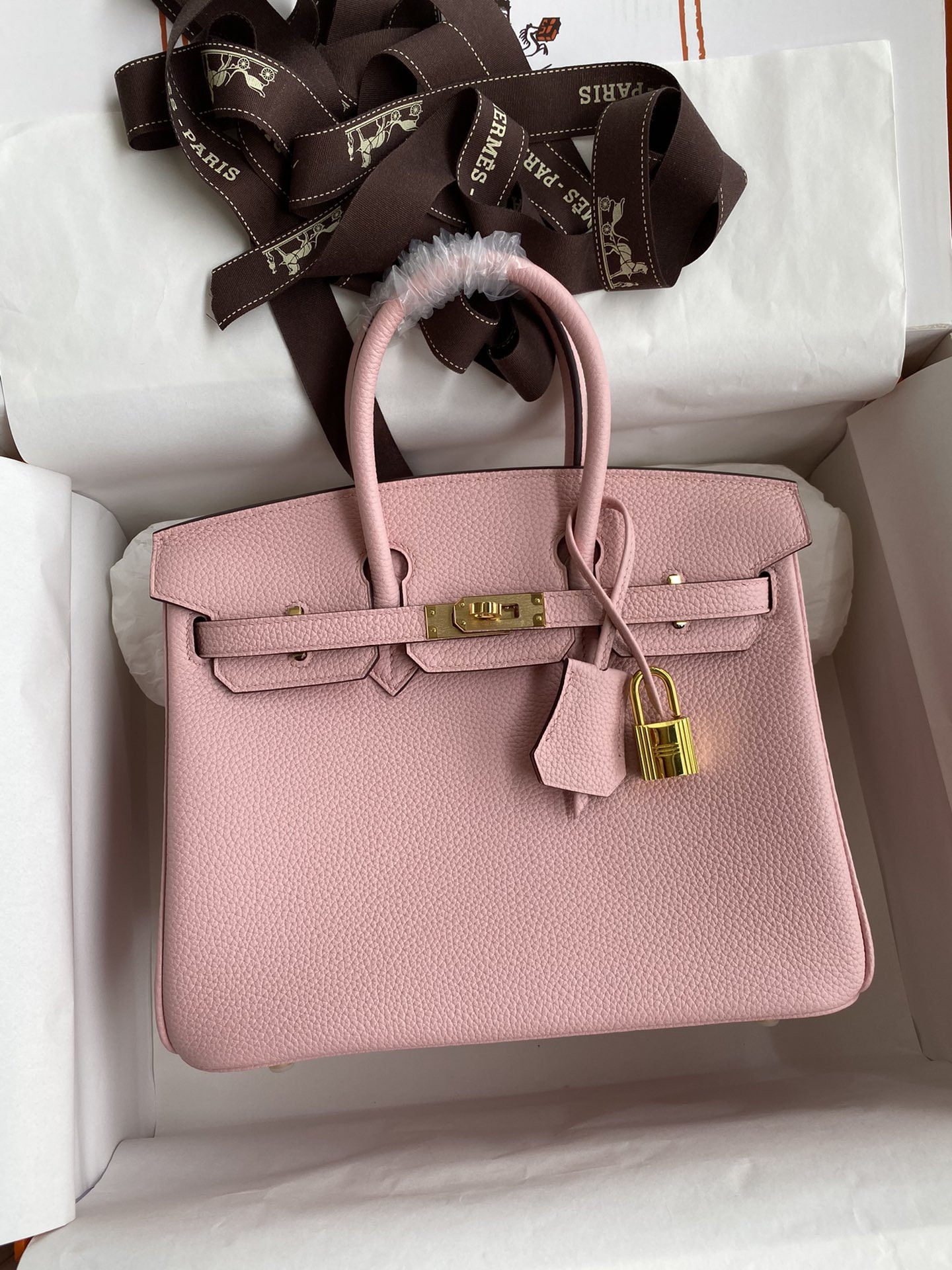 H**mes birkin 25cm-togo leather