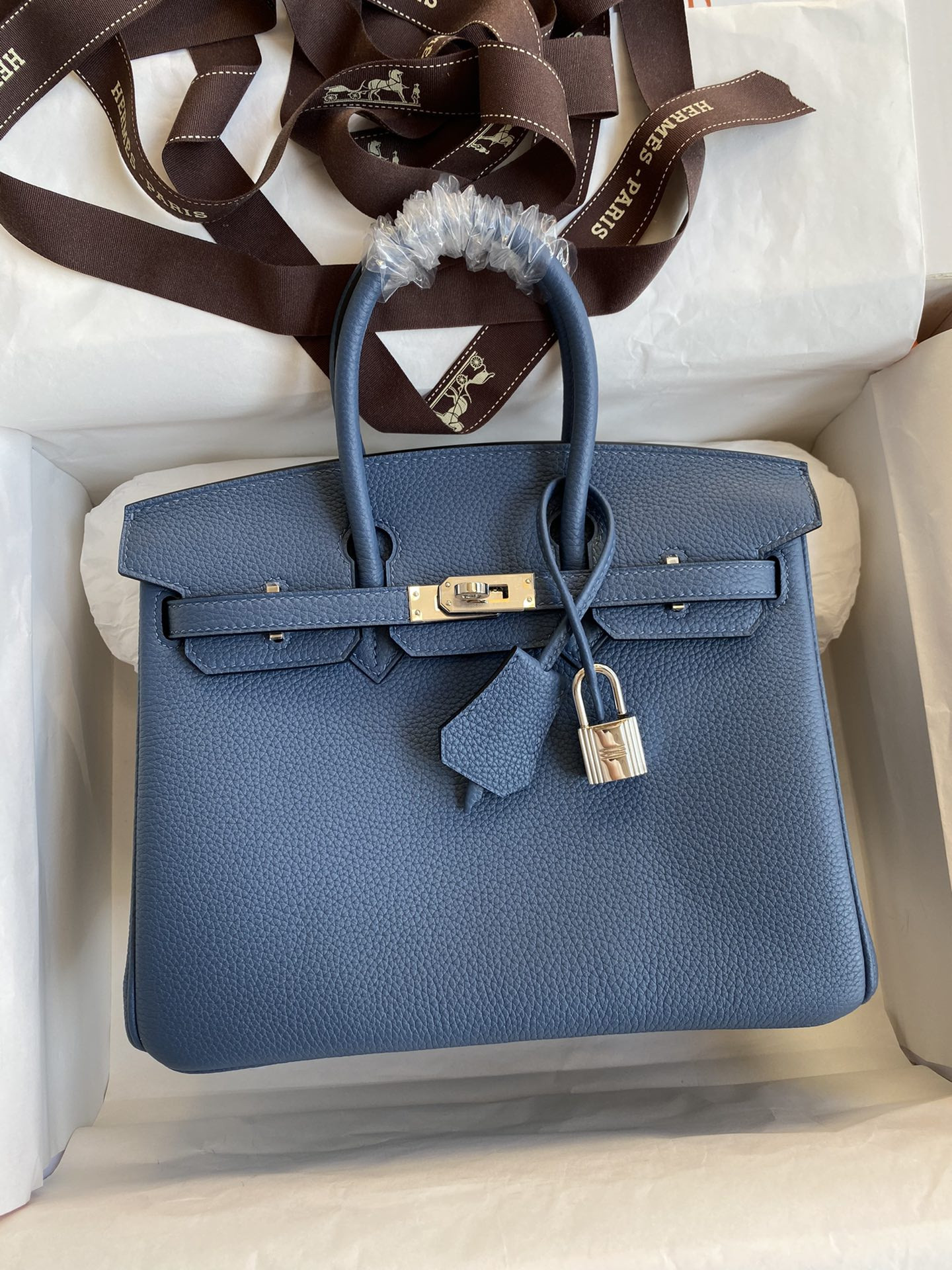 H**mes birkin 25cm-togo leather