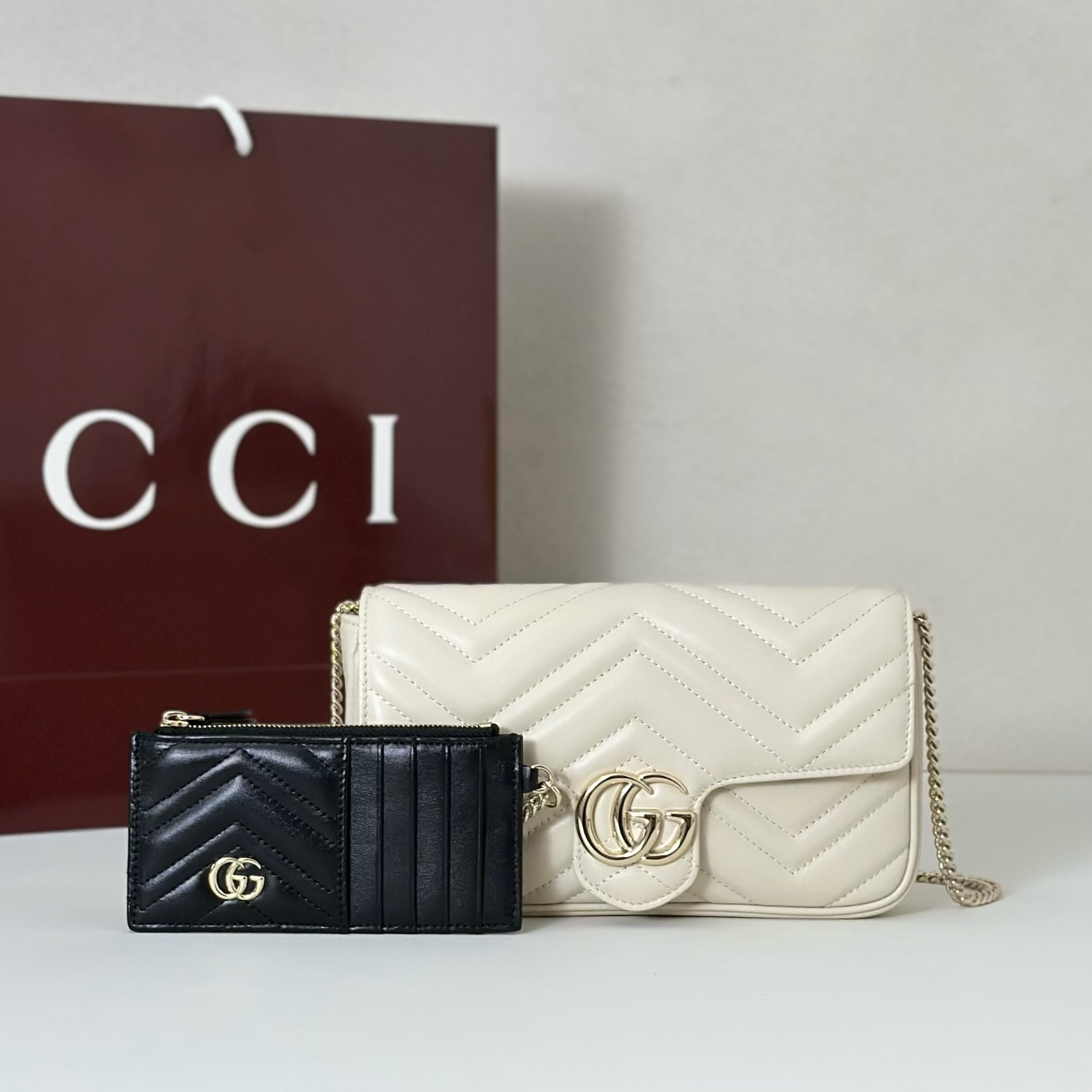 G*u*i gg marmont small shoulder bag - 21*12*5cm