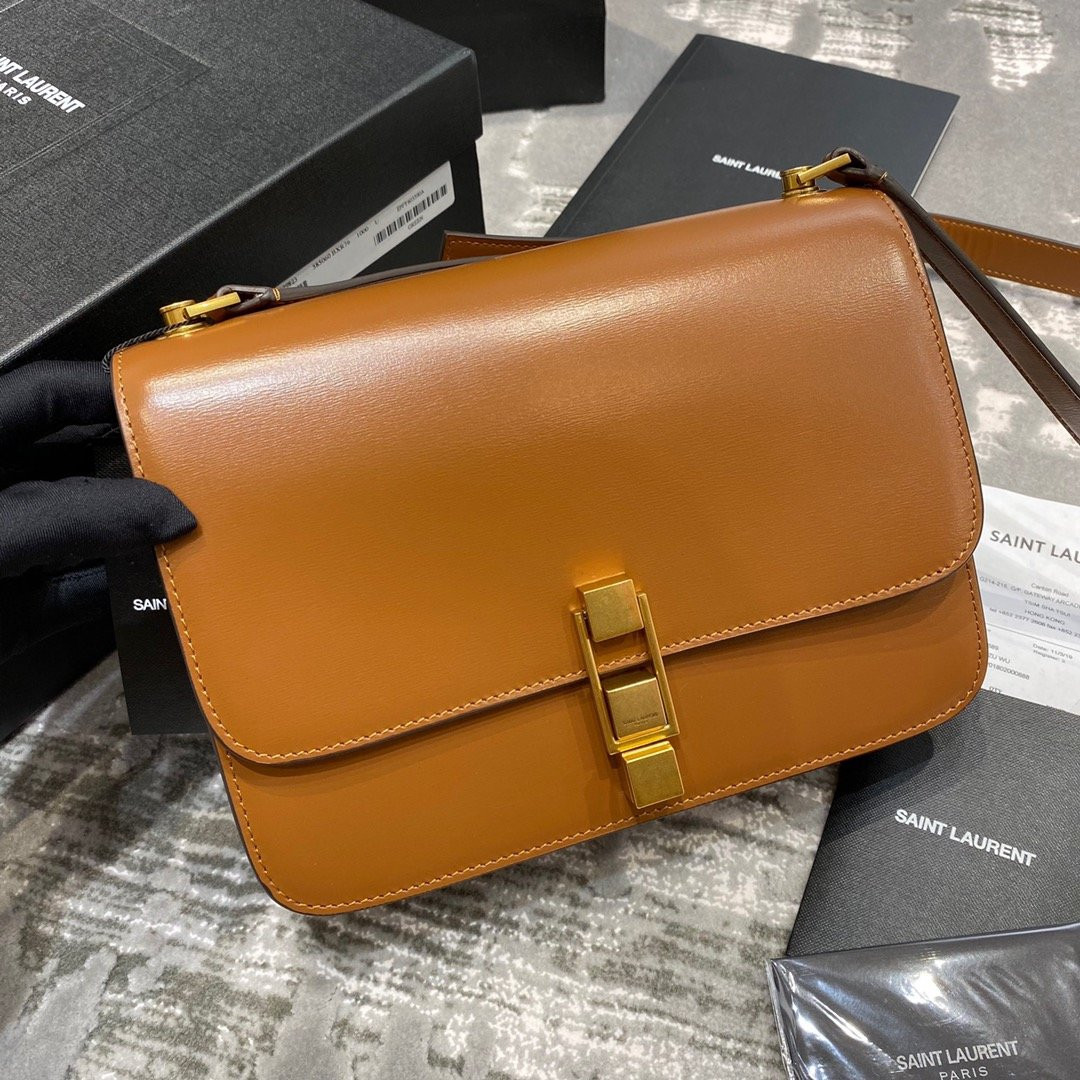 Y*L loulou carre satchel in smooth leather